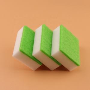 Nouveaux produits pour la maison et la cuisine éponge originale en mélamine avec tampon à récurer couleurs éponge <span class=keywords><strong>papa</strong></span> éponge vert - Product Image 2