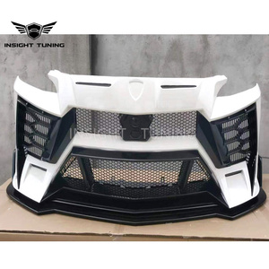 Nouveaux pare-chocs de voiture en plastique PP, design Lambor, feux LED, kit carrosserie avec clips pour Fortuner 2016-2021 - Product Image 2