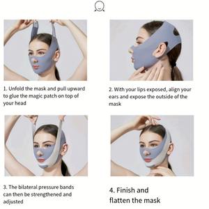 Wholesale Eye Accessories <b>Face</b> Slimming Bandage V Line <b>Shaper</b> Double Chin Reducer Lifting Belt Anti Wrinkle Facial Massager - Product Image 4