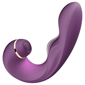 Vibratore 2 in 1 per Adulti, Stimolatore Femminile per Punto G, Clitoride e Labbra, in ABS + Silicone, Impermeabile IPX7, Ricarica USB - Product Image 2