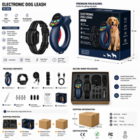 PD 800 Wiederaufladbare Wasserdichte Elektronische Hundeleine für Katzen & Hunde mit Fernbedienung, Automatischem Trainingsmodus und Spannungserkennung