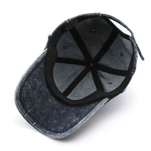 Gorra de Béisbol Personalizada, Lisa, en Blanco, Desgastada, Vintage, de Mezclilla Resistente, Estilo Dad Hat - Product Image 5