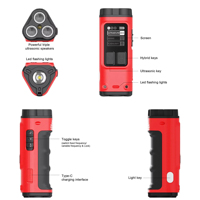 Offre Spéciale : Répulsif Ultrasonique Intelligent Portable 2-en-1 pour Chiens, en Nylon et Plastique, Dispositif Anti-Aboiement et d'Entraînement Canin