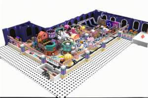 Equipo de parque de trampolín interior de fábrica de diseño personalizado Características divertidas con toboganes ligeros Juegos suaves Piscinas de bolas - Product Image 2