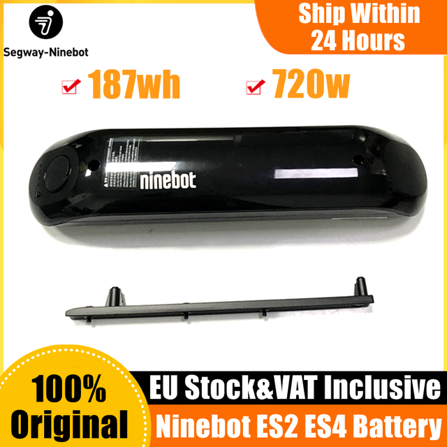 EU Stock for Ninebot by Segway 187WH Upgrade Battery for Ninebot ES1 ES2 ES4 E22 E22D E22E Original External Battery Pack
