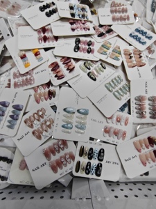 Uñas Postizas Hechas a Mano de Alta Calidad, Descuento por Tiempo Limitado, Uñas Postizas de Lujo con Estética de Punta Francesa y Ojo de Gato - Product Image 5