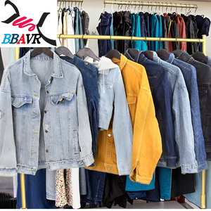 Vestes en jean unisexe d'occasion Gracer A64, assortiment automne toutes tailles, vente en gros, styles variés, expédition aléatoire directe - Product Image 1