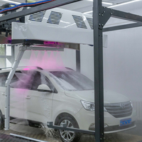 Machine de lavage de voiture sans contact électrique avec 4 têtes de mousse en acier inoxydable en libre-service pour voitures et motos, service 24h/24