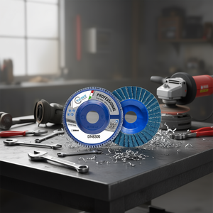 Disque à lamelles professionnel Fervi DN8300, disque abrasif sans fer pour ponçage - Product Image 2