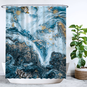 2021 nuovo arrivo 3d stampa impermeabile <span class=keywords><strong>tenda</strong></span> della <span class=keywords><strong>doccia</strong></span> Set <span class=keywords><strong>per</strong></span> bagno tende da <span class=keywords><strong>doccia</strong></span> in marmo - Product Image 3