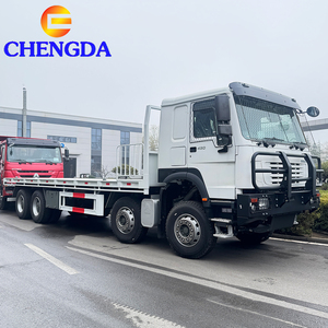Camión de Plataforma Plana Sinotruk de 4 Ejes y 60 Toneladas, 430HP, 8*4, para Transporte de Maquinaria Pesada - Product Image 5