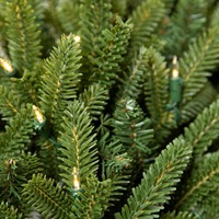 Guirlande de Noël artificielle YUELIAN écologique de 45 cm, pré-éclairée, en PE, à LED, fonctionnant sur piles, design moderne, pour extérieur, porte, mur