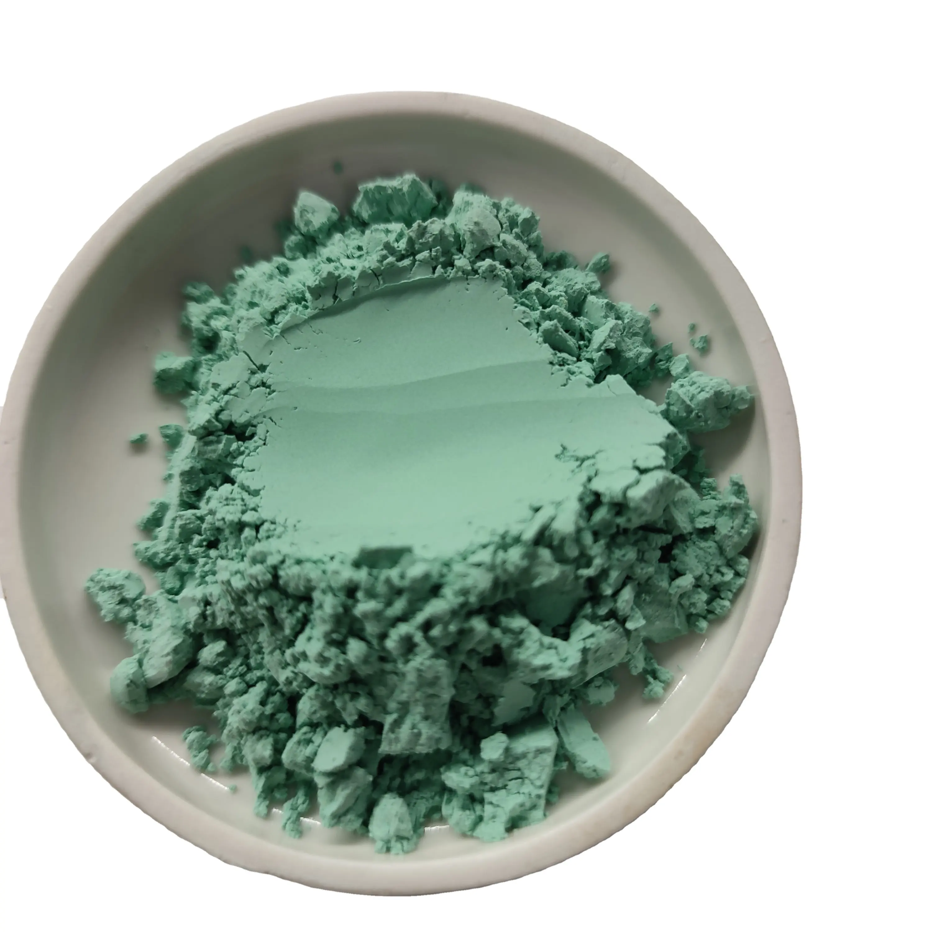 Pó de pigmento de óxido de ferro verde de longa duração, de alta qualidade, para esmalte de vidro de cerâmica