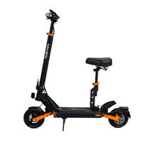 Scooters eléctricos para scooters de cercanías plegables certificados CE en el rango de 55 km de la autopista kukirin G2 45 km /