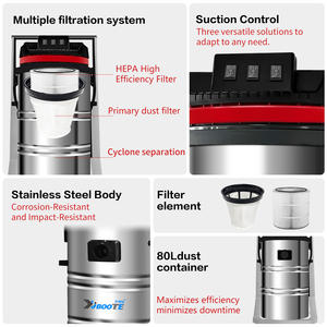 مكنسة كهربائية صناعية IV-3680P من الفولاذ المقاوم للصدأ 220 فولت / جامع غبار / منظف غبار / آلة تنظيف المصانع / معدات تنظيف - Product Image 5