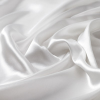 50D * 75D 100% polyester brillant noir duchesse satin tissu pour robes doublure tissu 100% Polyester brillant noir satin tissu