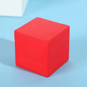 High Quality Custom Handheld Decompression PU Foam Right Angle Square Pressure Ball Simple Design Reactive Business Promotions - Product Image 4