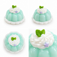 Jouet Squishy Personnalisé en Silicone Écologique, Forme de Dessert Kawaii, à Remontée Lente, Anti-Stress, Jouets à Presser Promotionnels