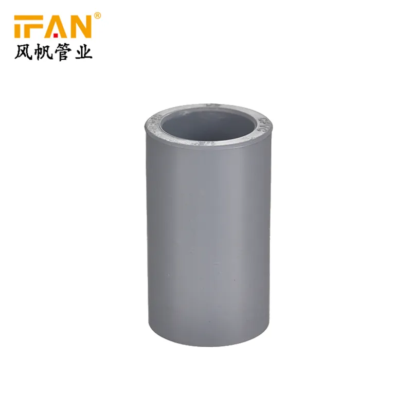 IFAN Высококачественный ПВХ Сантехнический фитинг sch 80 водопроводный фитинг резьбовой ПВХ Тип серый цвет ПВХ фитинги муфта