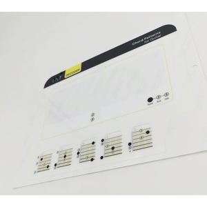 Membrane de guitare en acrylique PC pour écran musical, transparente, impression PMMA, couleur personnalisée CMYK - Product Image 1