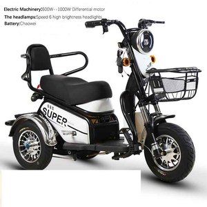 800W Kleine Elektrische Scooter Driewieler Volwassen <span class=keywords><strong>3</strong></span> Wiel Elektrische Driewieler Motorfiets - Product Image 6