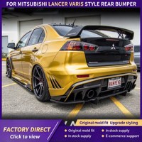 Pare-chocs arrière pour Mitsubishi Lancer Evo 10, kit carrosserie, couvre-pare-chocs arrière, pièces de modification pour course automobile