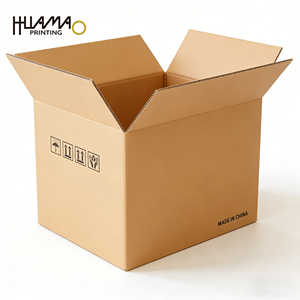 Boîtes d'expédition en carton ondulé écologiques personnalisées à 5 plis pour le stockage, l'expédition, l'envoi postal, boîtes de déménagement recyclables - Product Image 1