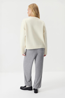 Pull-over en tricot personnalisé en coton alpaga et viscose, style raccoon, à manches longues, col roulé, doux et moelleux, pour femme - Vente chaude