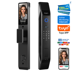 An ninh điện tử tuya Wifi cerradura Thông Minh Kỹ Thuật Số vân tay nhận dạng khuôn mặt thông minh khóa cửa với máy ảnh Đối với trang chủ - Product Image 1