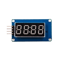 Module d'affichage LED TM1637 7 segments 4 bits 0,36 pouce Horloge rouge Anode Tube numérique Quatre cartes de pilote série Pack