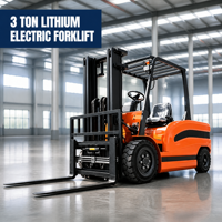 Chariot élévateur tout-terrain diesel 4x4 avec pneus pneumatiques et système hydraulique pour la construction