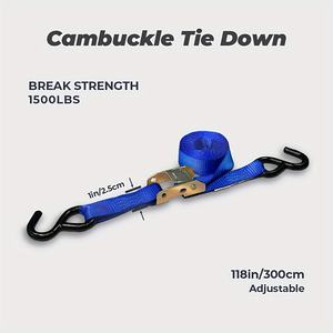 1.5 \ "X 6 'ağır motosiklet ATV kam kilidi kravat askısı kiti Polyester çelik cırcır kaldırma kargo kontrolü için lastik S kanca - Product Image 4