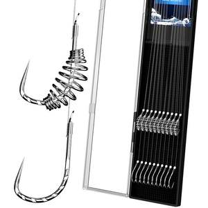 Nueva línea de anzuelos dobles Kanto Ise Ni para pesca de carpa en agua dulce, lista para usar JHGHEB - Product Image 1