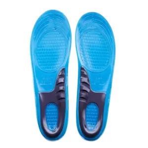 Rahat ortopedik jel kemer spor destek ayakkabı tabanlık Plantar fasiit TPE kalınlaşmış Rebound şok emme konfor tabanlık