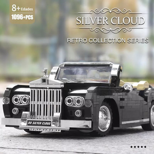 ตัวต่อ Mould King 10006 1096 ชิ้น ชุดรถยนต์ รุ่น 1964RR Silver <span class=keywords><strong>Cloud</strong></span> Sedan ของเล่นตัวต่อแบบเทคนิค ของเล่นเสริมพัฒนาการ ของขวัญเทศกาล - Product Image 2