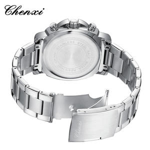 CHENXI 2026 Nouvelle montre chronographe Turtle Back 9542 pour homme, montre à quartz tendance pour homme, acier inoxydable luminescent, Relogio Masculino - Product Image 6