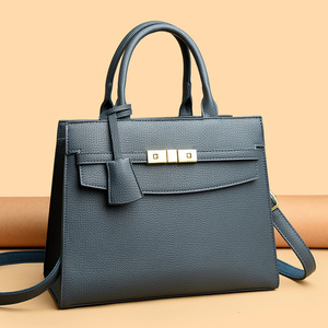 Sacs à bandoulière pour femmes, sacs messager de bureau, sacs à main en <span class=keywords><strong>cuir</strong></span> PU de luxe de marque originale, vente en gros, logo personnalisé - Product Image 2
