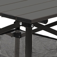 Table de camping pliable compacte et légère en aluminium, en promotion, avec sac de transport