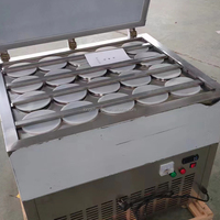 Machine à glaçons commerciale en acier inoxydable avec moteur et contrôle programmable, capacité de 4 barils par cycle