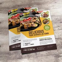 Service d'Impression Papier Personnalisé Haute Qualité, Brochures A5 A4, Flyers Menus Restaurant Plats à Emporter