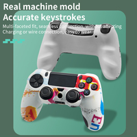 Pour Sony Playstation 4 anti-dérapant Silicone contrôleur peau couverture protection PS4 étui en silicone