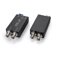 Convertisseur Fibre Optique 3G-SDI Monomode à Fibre Unique avec 1 Canal Vidéo 3G-SDI Avant et Boucle de Sortie ; 1 Canal de Données RS485 Inversé