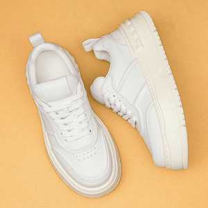 Chaussures de sport à lacets haut de gamme et tendance avec amorti, semelle intermédiaire en caoutchouc, anti-odeur, style polyvalent pour la marche, pour hommes et femmes, nouveauté - Product Image 5