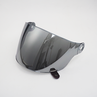 Lunette de protection photochromique pour moto, visière plate de remplacement pour demi-casque Bullitt, pare-soleil, accessoires de protection contre le vent