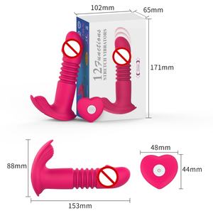 वयस्कों के लिए वायरलेस टेलीस्कोपिक वाइब्रेटर यूएसबी पावर सप्लाई स्मार्ट डिजिटल उपकरणों कंप्यूटर के लिए - Product Image 3