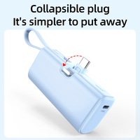 Cargador Portátil Tipo-C de 22.5W con Carga Rápida y 5000mah para iPhone, Batería Externa, Venta al Por Mayor