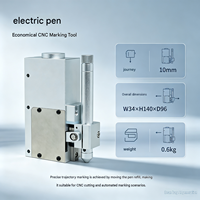 Lápiz de Marcado CNC Eléctrico con Monitoreo de Nivel de Tinta, Portaplumas Ajustable, Herramienta de Grabado Electromagnética, Marcado Industrial