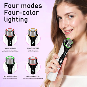 Nouveau masseur électrique pour le visage et le cou 7 en 1, appareil portable USB pour raffermir la peau, anti-âge, anti-rides, utilisation à domicile - Product Image 4