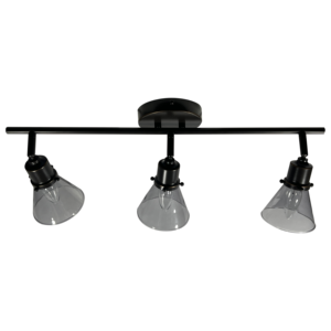 Lustre d'intérieur à rail fixe à 3 lumières <span class=keywords><strong>de</strong></span> luxe simple abat-jour en verre gris clair lampe <span class=keywords><strong>de</strong></span> taille moyenne pour décor <span class=keywords><strong>de</strong></span> chambre à coucher - Product Image 3