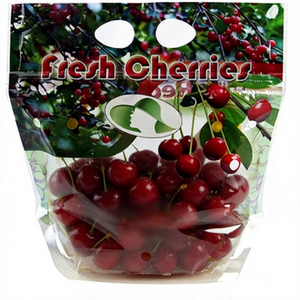 Sacs de conservation personnalisés en PE de qualité alimentaire, recyclables, résistants, ventilés, avec poignée, pochettes verticales thermoscellables pour légumes et fruits - Product Image 1